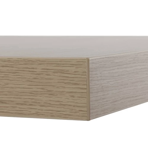 Plateau de table carre 68 cm Melamine Bois Clair