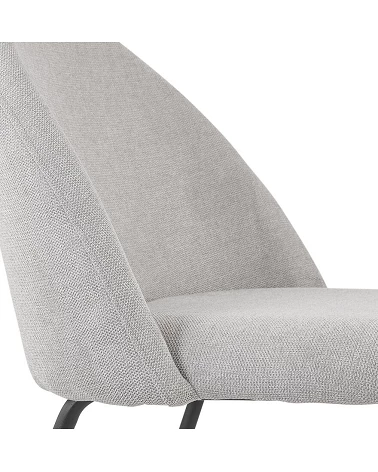 Fauteuil design HAGU Tissu Gris