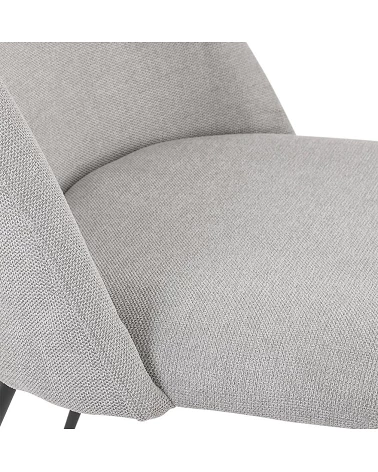 Fauteuil design HAGU Tissu Gris