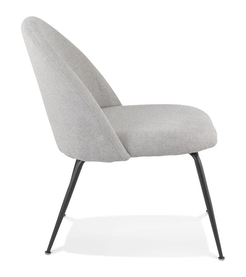 Fauteuil design HAGU Tissu Gris