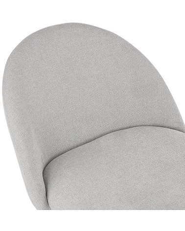 Fauteuil design HAGU Tissu Gris