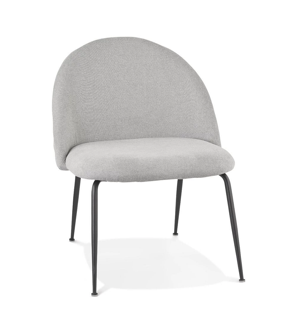 Fauteuil design HAGU Tissu Gris