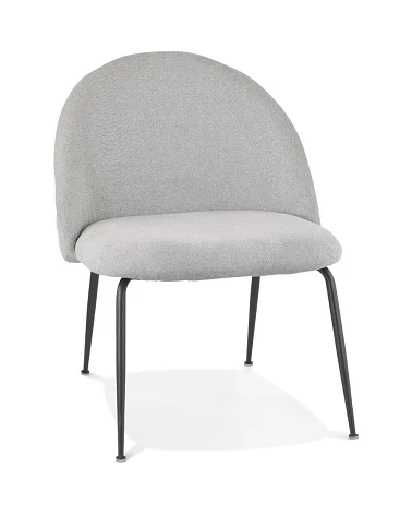 Fauteuil design HAGU Tissu Gris