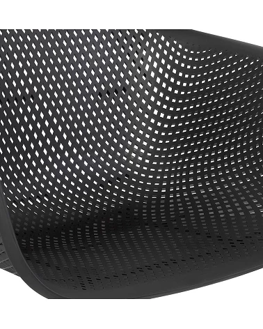 Chaise métal BUITE polymère noir