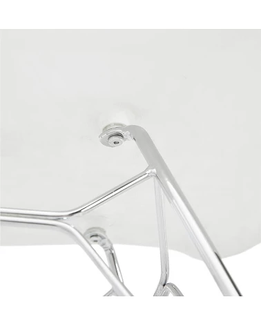 Chaise Design Chrome CHIPIE Polypro Blanc