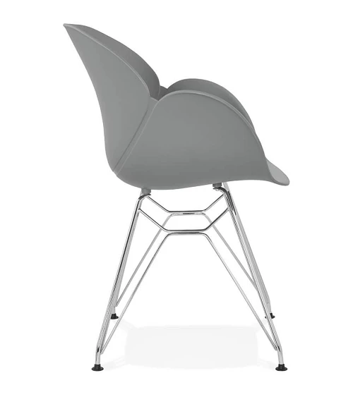 Chaise Design Chrome CHIPIE Polypro Gris