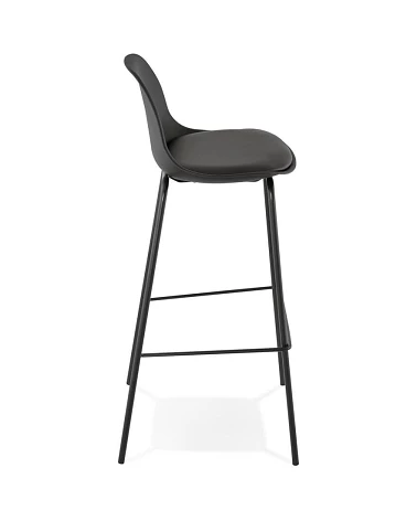 Chaise de bar design ESCAL Polypro Noir