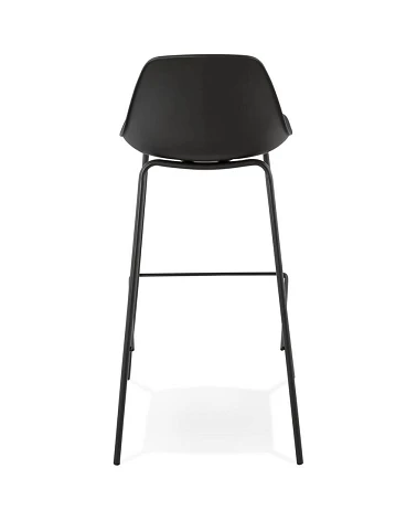 Chaise de bar design ESCAL Polypro Noir