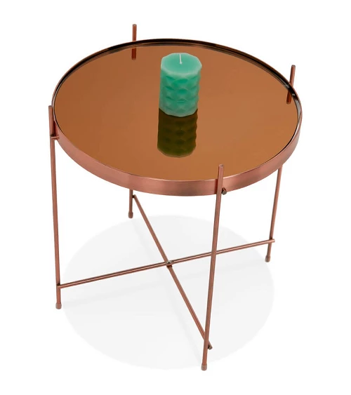 Table basse design Espejo Cuivre mini