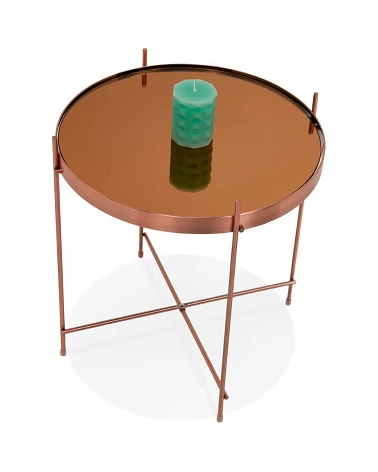 Table basse design Espejo Cuivre mini