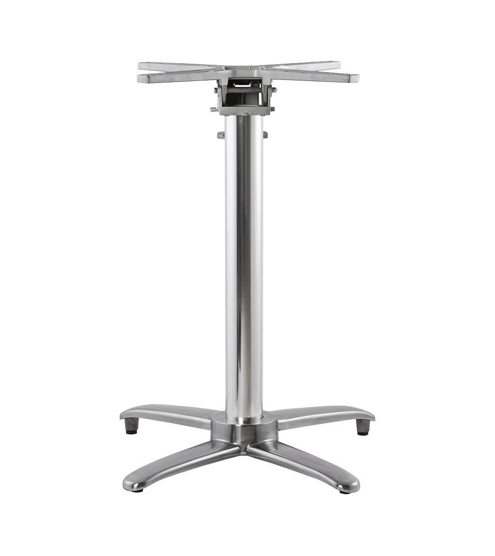 Pied pliable pour table 74 cm aluminium