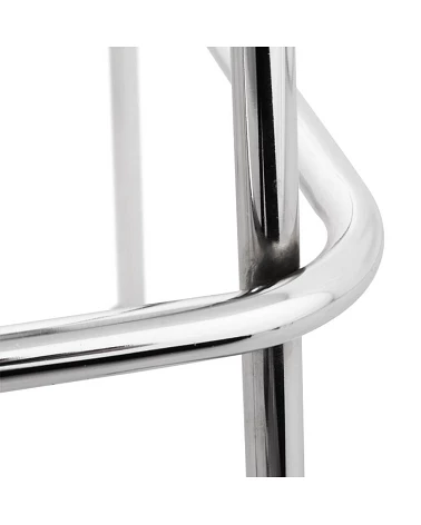 Chaise de bar design Cobe bois Noyer et metal Chrome