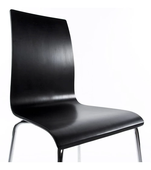 Chaise design Classic bois Noir