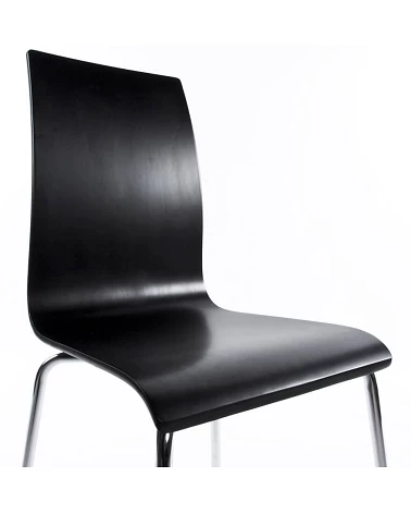 Chaise design Classic bois Noir