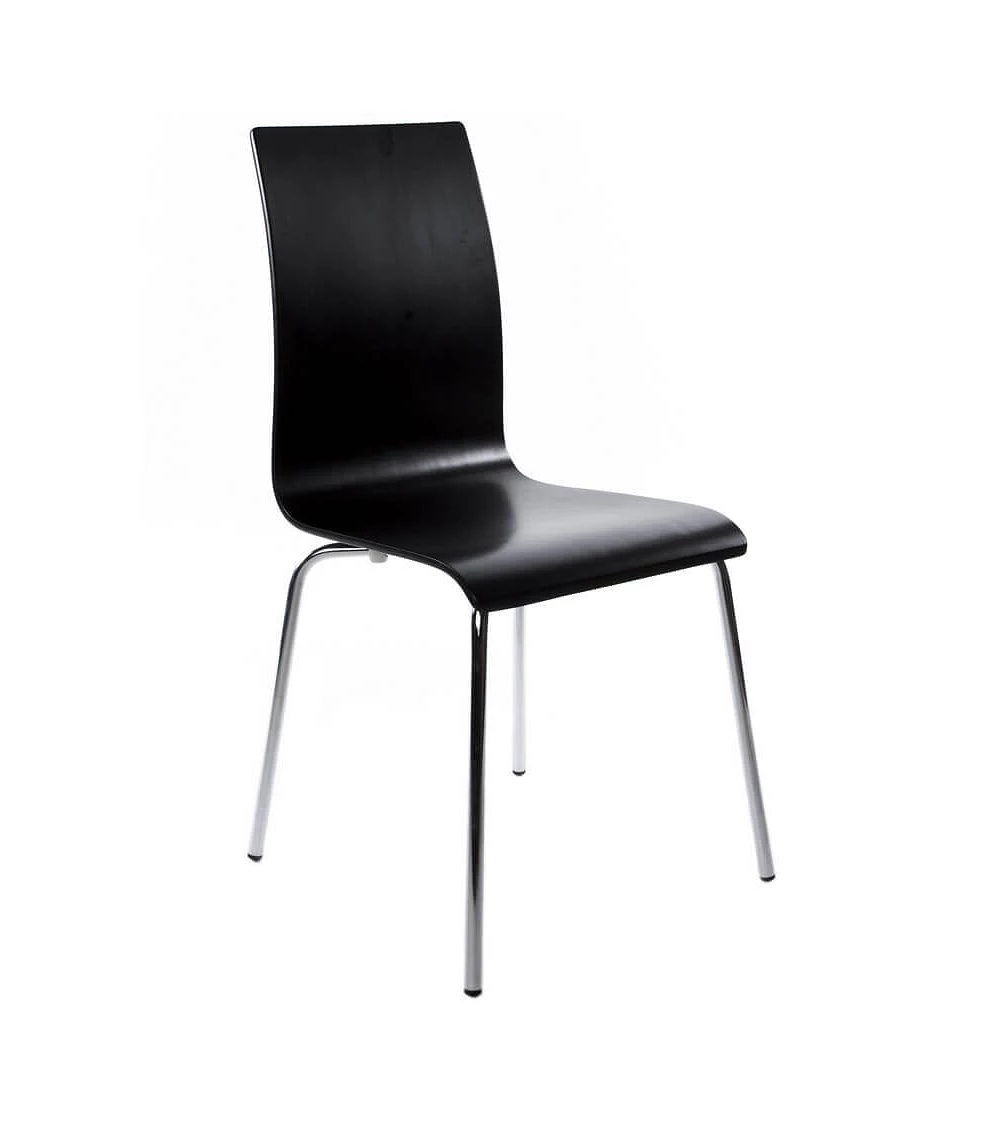 Chaise design Classic bois Noir