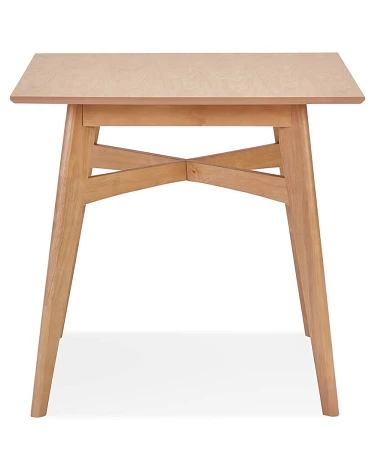 Table en bois massif STEFFIE couleur naturelle