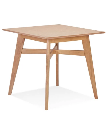 Table en bois massif STEFFIE couleur naturelle