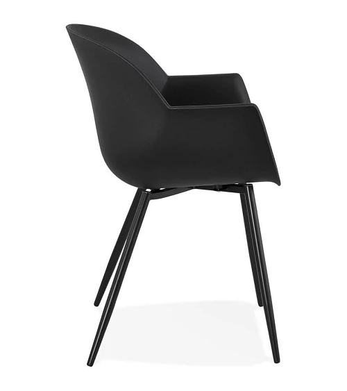 Chaise design STILETO Polymère Noire