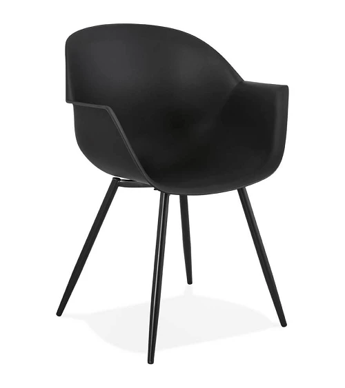 Chaise design STILETO Polymère Noire