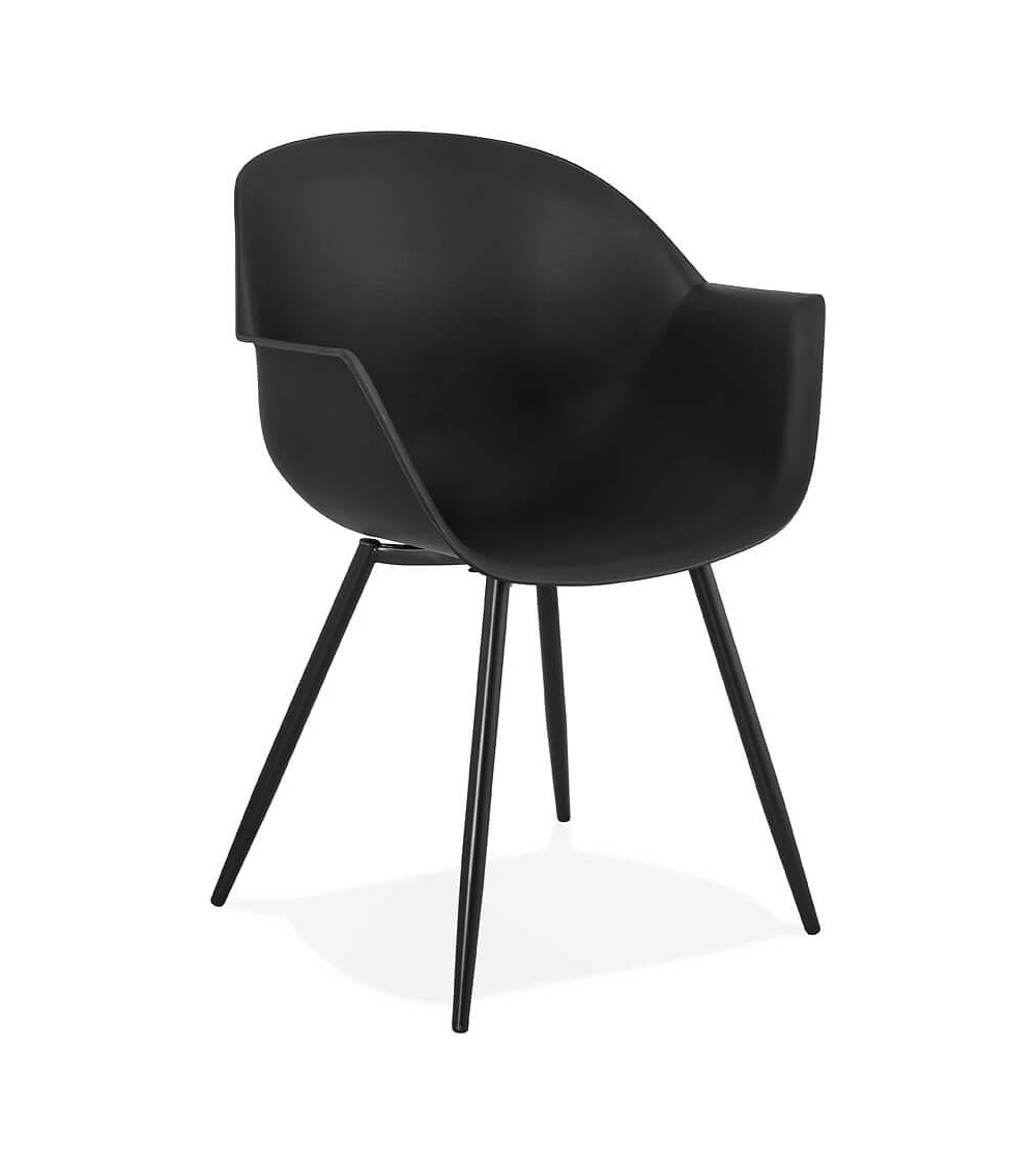 Chaise design STILETO Polymère Noire