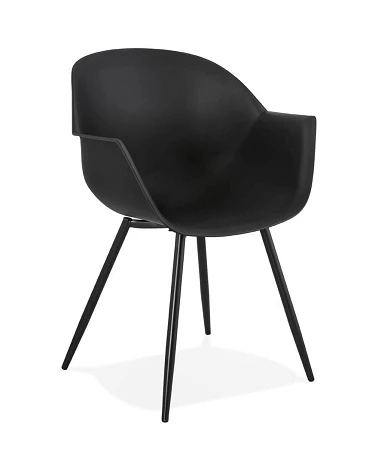 Chaise design STILETO Polymère Noire