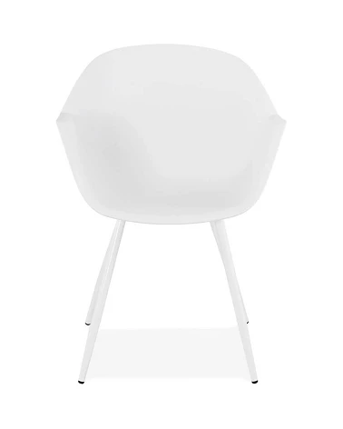 Chaise design STILETO Polymère Blanche