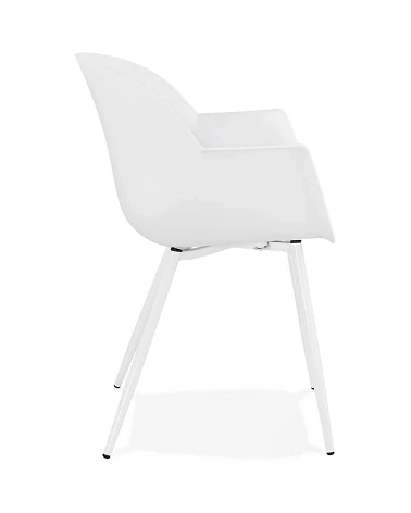 Chaise design STILETO Polymère Blanche