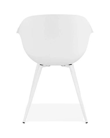 Chaise design STILETO Polymère Blanche