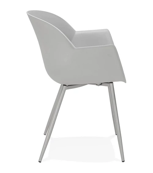 Chaise design STILETO Polymère Gris