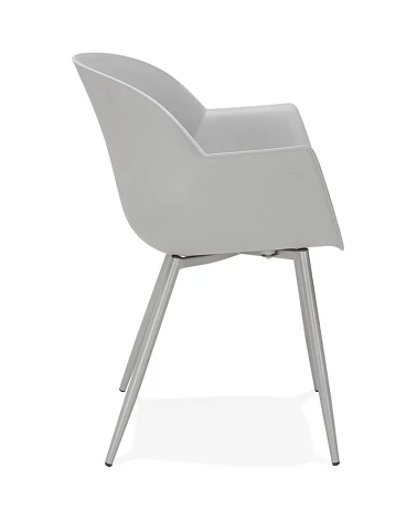 Chaise design STILETO Polymère Gris