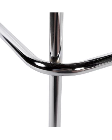 Chaise de bar design Cobe bois Noir et métal Chrome