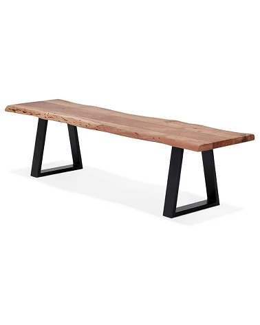 Banc metal MORI BENCH 178 bois naturel