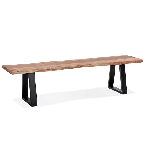 Banc metal MORI BENCH 178 bois naturel