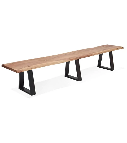 Banc metal MORI BENCH 240 bois naturel