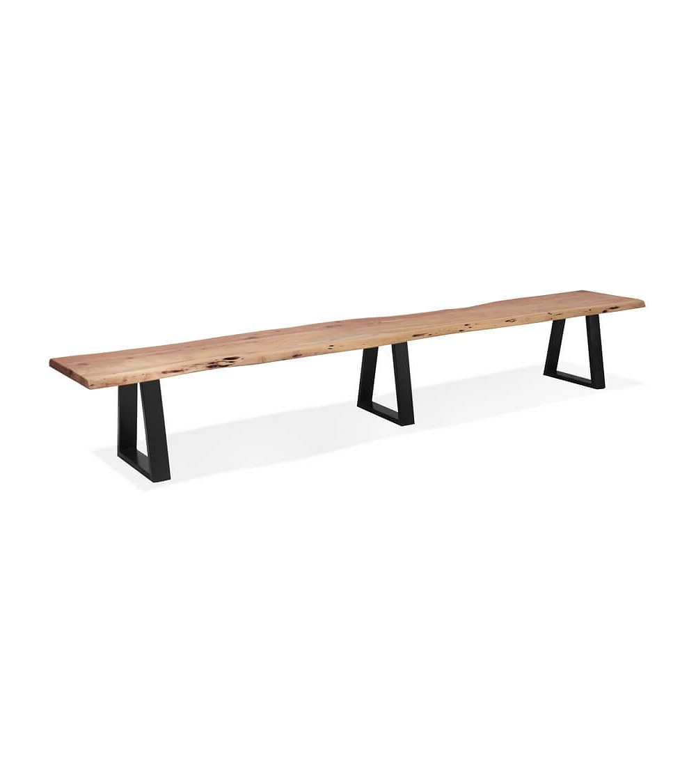 Banc metal MORI BENCH 300 bois naturel