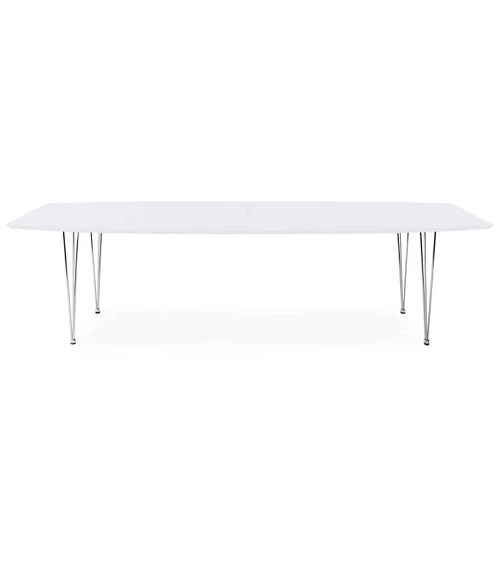 Table extensible 170-270 EXTENSIO laque blanc