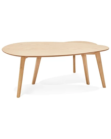 Table basse design Lulea Chêne Naturel