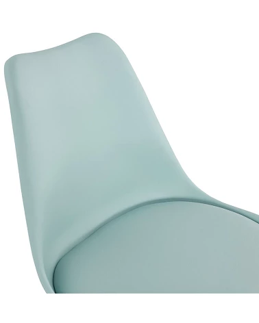 Chaise scandinave Hêtre massif Tolik Bleu