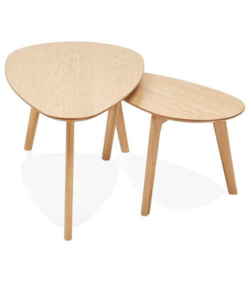 Table basse design Lulea Chêne Naturel