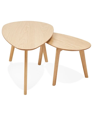 Table basse design Lulea Chêne Naturel