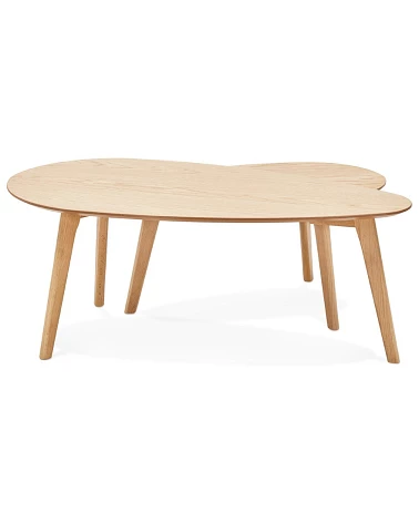 Table basse design Lulea Chêne Naturel