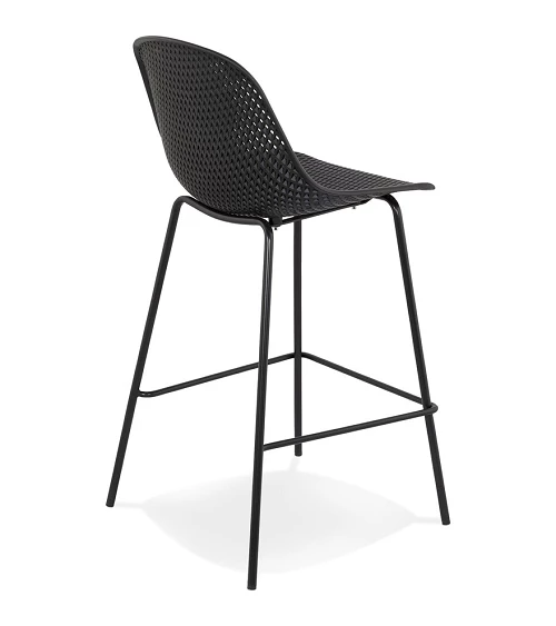 Tabouret haut métal ELLEN MINI Noir