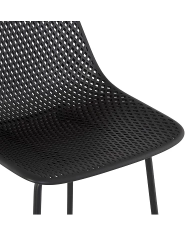 Tabouret haut métal ELLEN MINI Noir