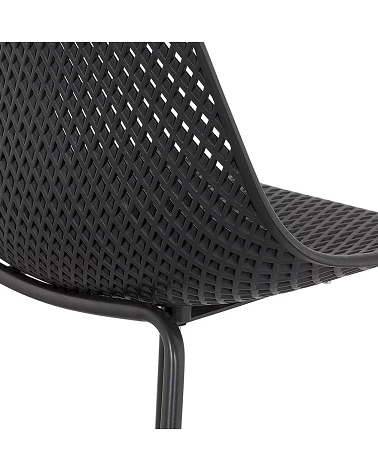 Tabouret haut métal ELLEN MINI Noir