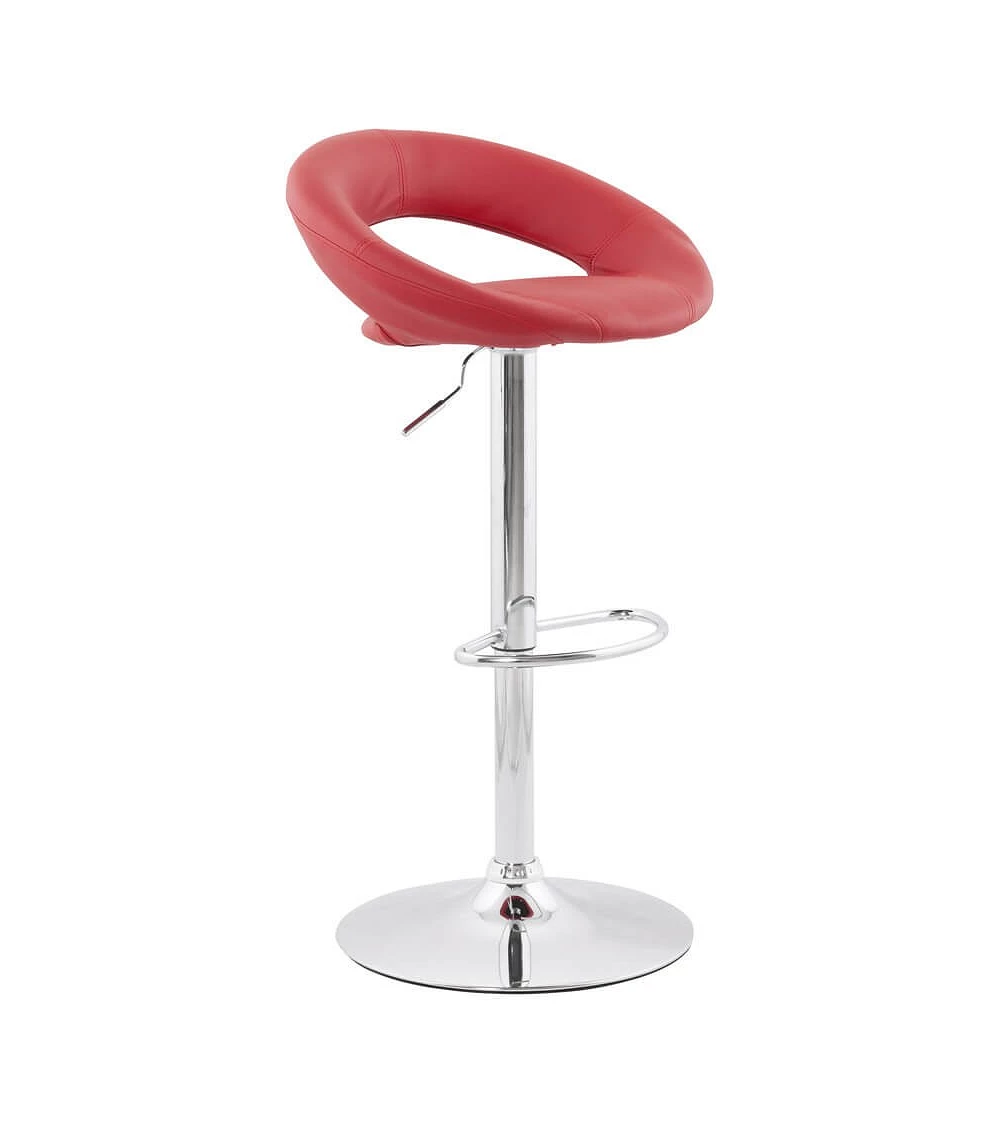 Tabouret de Bar Design ATLANTIS Rouge