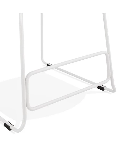 Tabouret de bar design metal blanc SLADE MINI Poly Blanc