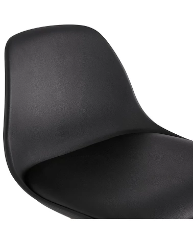 Chaise de bar scandinave bois ANO MINI Noir