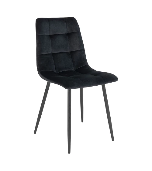 Chaise Middelfart microfibre Noir