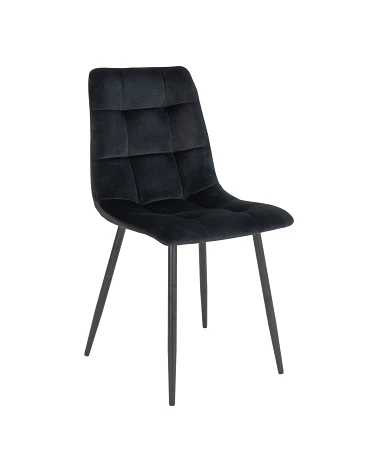 Chaise Middelfart microfibre Noir