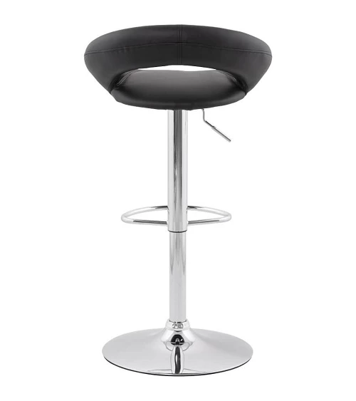 Tabouret de Bar Design ATLANTIS noir dos